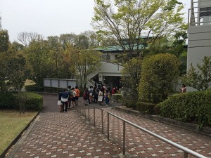 食堂の行列